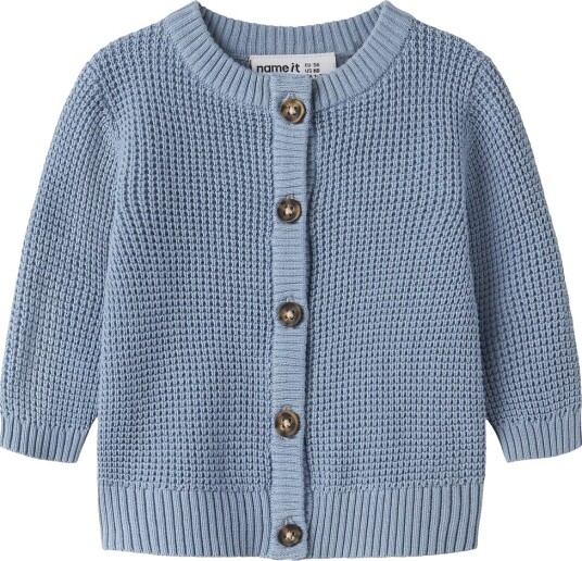 Name It Cardigan Strikk NbnBubba Ashley Blue Name It 68 Cardigan Blå Lyseblå 62