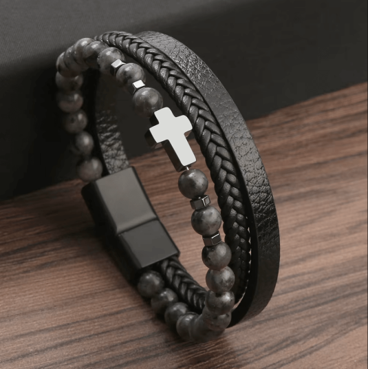 Nattens Kors - Armbånd - Steinkraft Skiferskygge Nattens Kors - Armbånd - Steinkraft Skiferskygge