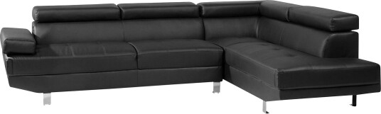 Norrea Hjørnesofa 261 cm Svart