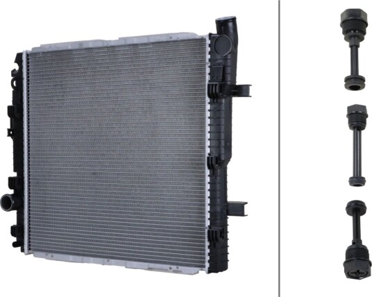 Radiator motorkjøling HELLA 8MK 366 300 991