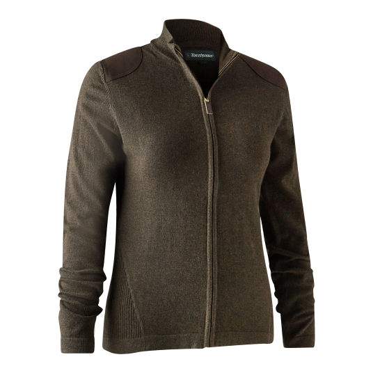 Deerhunter Lady Darlington Knit Cardigan Dark Elm 48