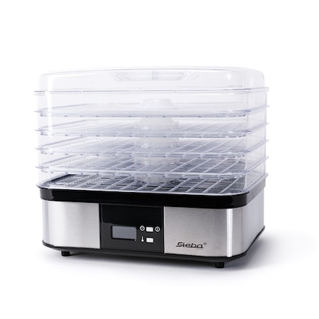 Steba ED5 Dehydrator for Frukt, Grønnsaker og Sopp med 5 Brett og Justerbar Temperatur Steba ED5 Dehydrator for Frukt, Grønnsaker og Sopp med 5 Brett og Justerbar Temperatur