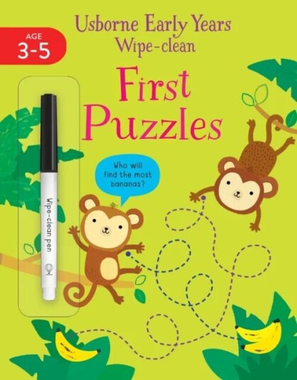 Early Years Wipe-Clean First Puzzles Av Jessica Greenwell