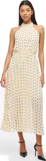 Vila Vimicada Halterneck Ankle Dress/Dc/Ka Cream 36 Vila Vimicada Halterneck Ankle Dress/Dc/Ka Cream 36