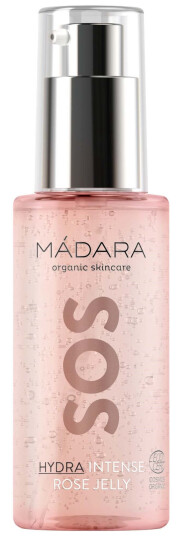 Mádara SOS Hydra Intense Rose Gel Fuktighetskrem 75 ml - Dermatologisk Testet, Vegansk