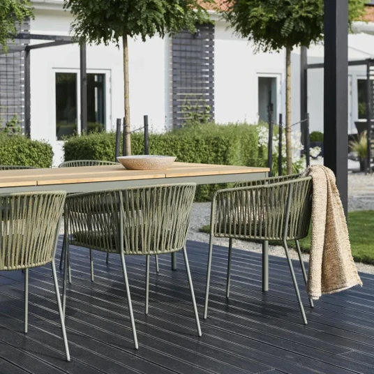 Brafab Nox Spisebord 90x238 cm Bambus/Nordic Green