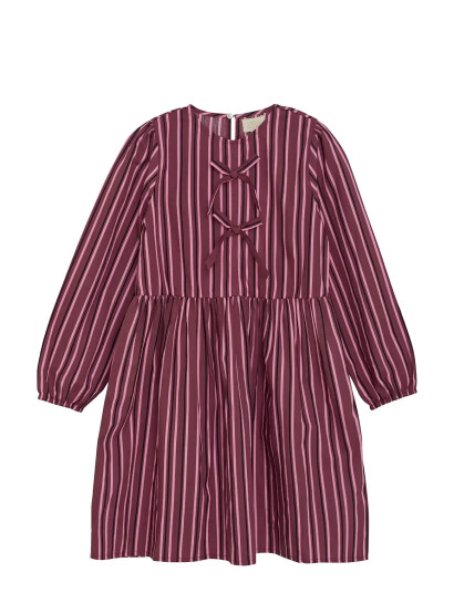 Creamie Dress Woven Stripe Pink 116 Creamie Dress Woven Stripe Pink 116