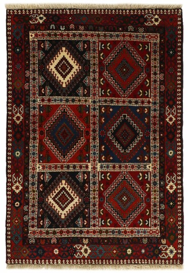 Håndknyttet. Opphav: Persia Yalameh Teppe 100x147