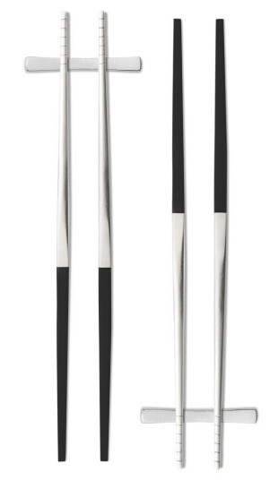 Gense Focus de Luxe ätpinnar 4+1 rostfritt stål
