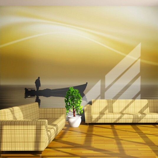 Fototapet Fishing At Sunset 250x193 - Artgeist sp. z o. o.