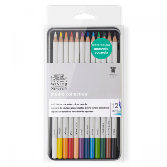 Winsor & Newton Studio Collection Akvarellblyanter 12-sett Winsor & Newton Studio Collection Akvarellblyanter 12-sett
