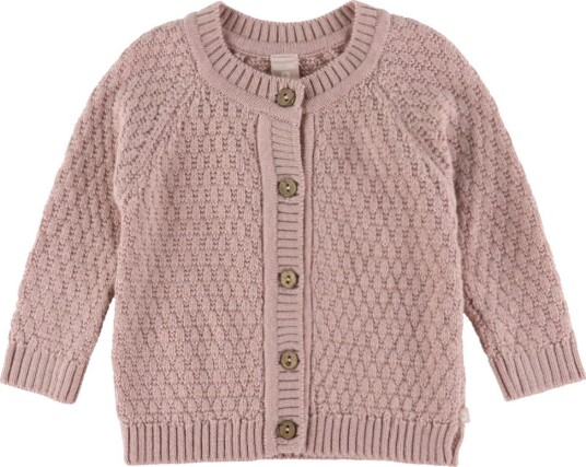 Smallstuff Cardigan, Ao Elephants, Merino Wool, Brown - Pink - 56/62 Smallstuff Cardigan, Ao Elephants, Merino Wool, Brown - Pink - 56/62