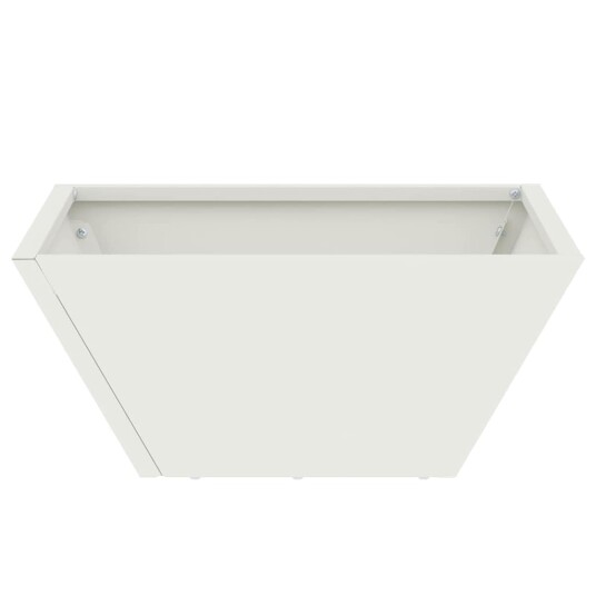 Plastplantepotte Hvit Plast 35 x 35 x 15 cm Dekorative innlegg