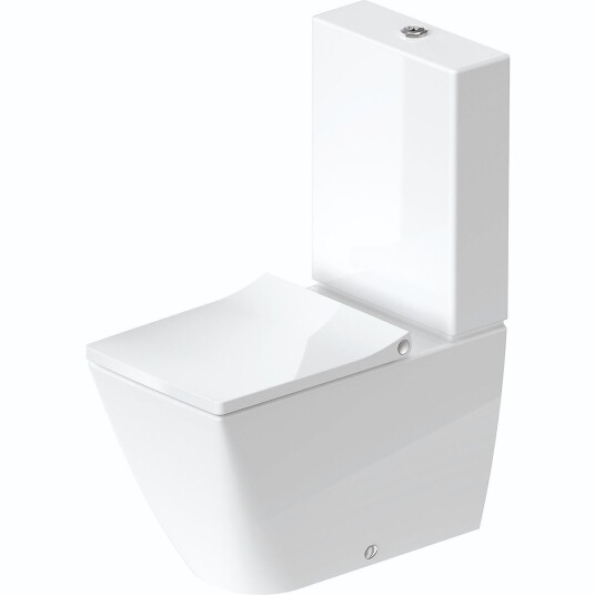 Duravit Viu Gulvstående toalett 370x650 mm, Rimless, Hvit m/WG Duravit Viu Gulvstående toalett 370x650 mm, Rimless, Hvit m/WG