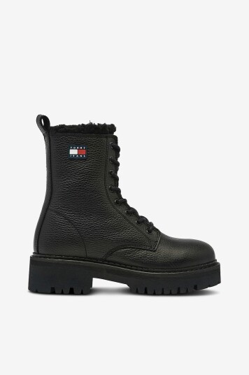 Tommy Hilfiger Boots Tjw Urban Laceup Boot WL Svart Tommy Hilfiger Boots Tjw Urban Laceup Boot WL Svart