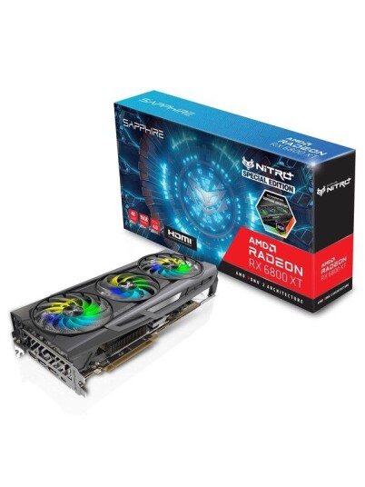Sapphire Radeon RX 6800 Nitro+ SE - 16GB GDDR6 RAM - Grafikkort