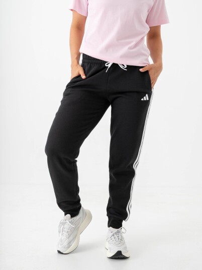 adidas 3 Stripes Fleece Slim Pant Sort S