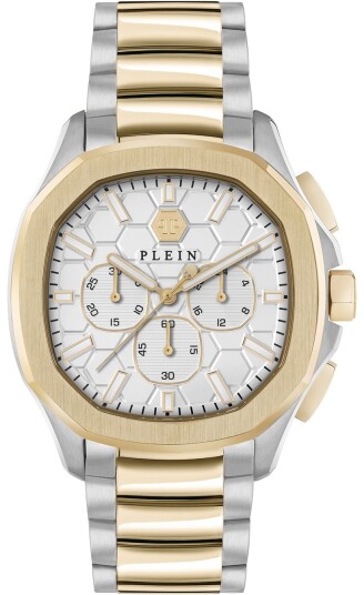 Philipp Plein Herreklokke PWSAA0423 High Conic Sølvfarget/Gulltonet