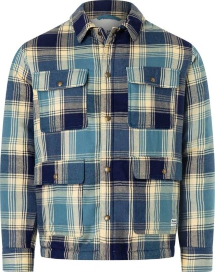 Marmot Men's Ridgefield Sherpa Flannel Shirt Jacket L , Moon River