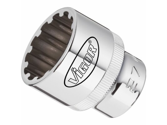 Vigor 1/4" Metrisk Stikkontakt med 10 mm Hodediameter