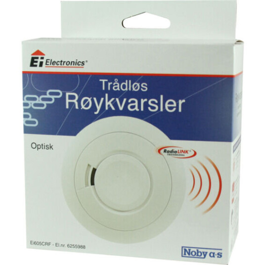 EI Electronics Røykvarsler optisk 9V batteri trådløs RadioLink - 6255988