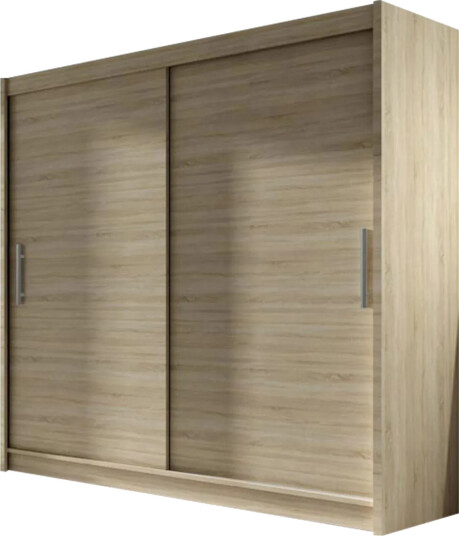 Prag Garderobe 180 cm Skyvedører - Eik