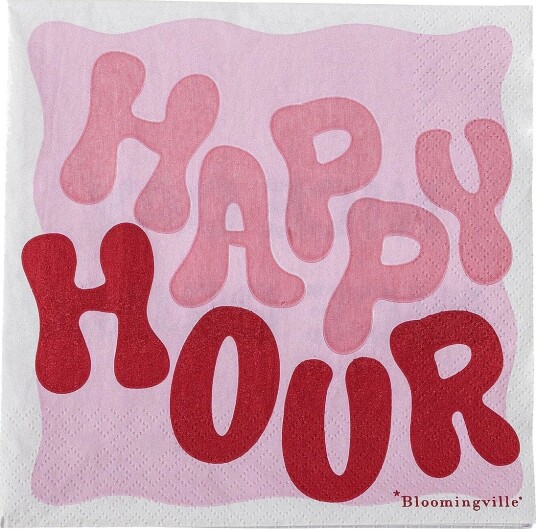 Bloomingville Rosy Napkin - MULTI-COLOURED - 33X33 cm