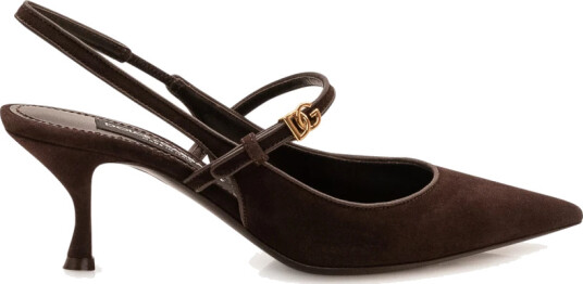 Dolce & Gabbana, Dame, Sko, Brun, 40 EU,