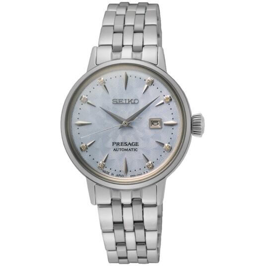 Seiko, Presage Cocktail Time Automatic dameklokke med stållenke og diamanter