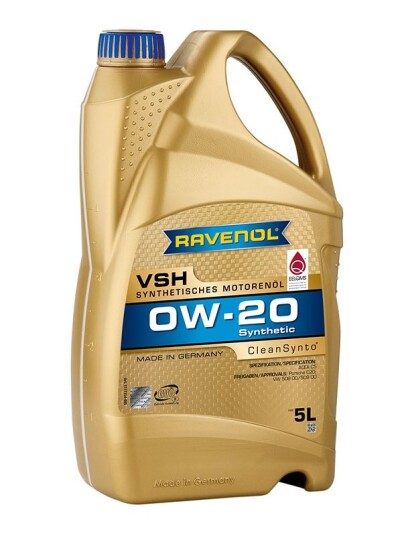 Motorolje RAVENOL VSH 0W20 5L Motorolje RAVENOL VSH 0W20 5L