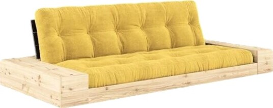 Karup Design Base Sovesofa Med Sideboks Black Night/514 Honning