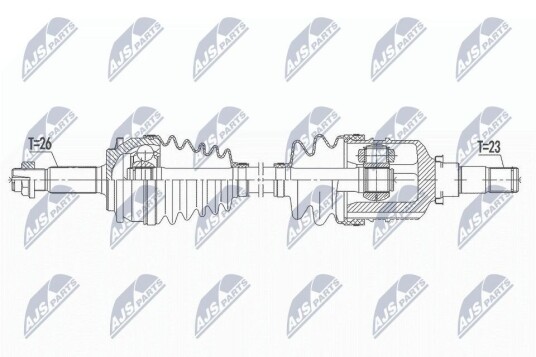 Nty Drivaksel NTY NPW TY 143