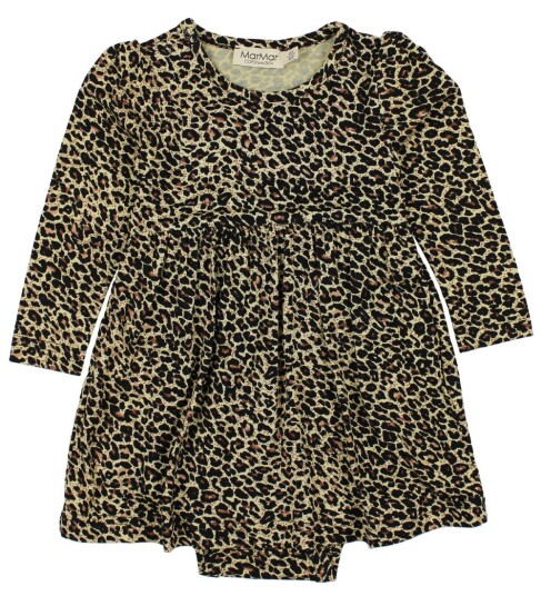 MarMar Kjolebody Ramona Brun Leopard MarMar 56 Langermet Body