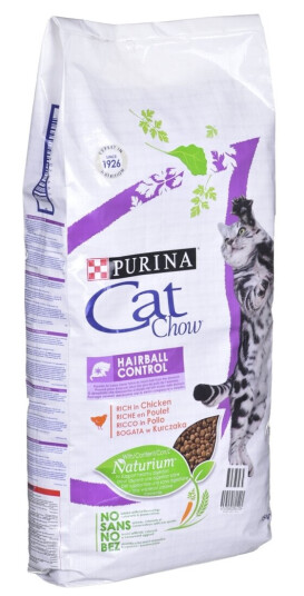 Purina Kurczak Cat Chow® Hairball Control 15Kg