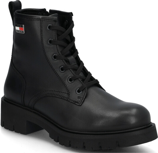 Tommy Hilfiger Tjw Cleated Lace Up Boots Black 38