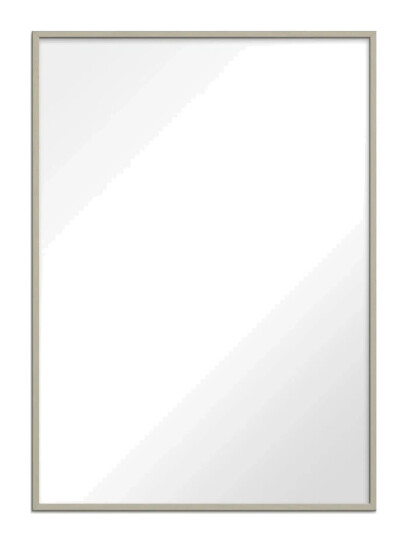 Poster & Frame Cashmere Wood Mirror - Cream - 50X70CM Poster & Frame Cashmere Wood Mirror - Cream - 50X70CM