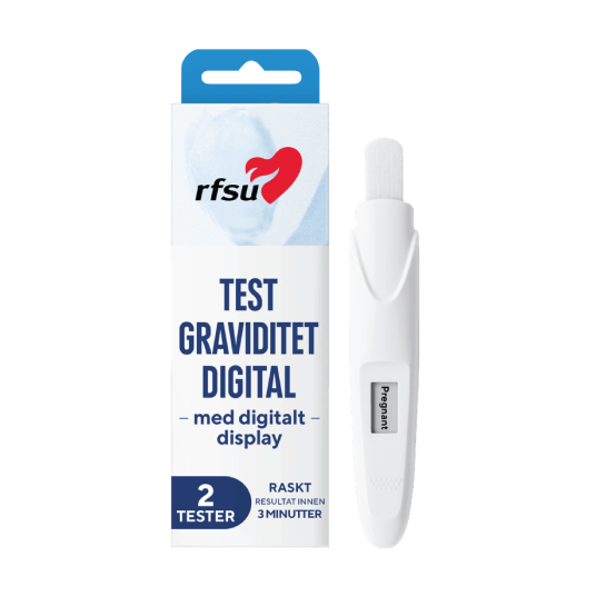Rfsu Graviditetstest Digital 2 stk. Rfsu Graviditetstest Digital 2 stk.