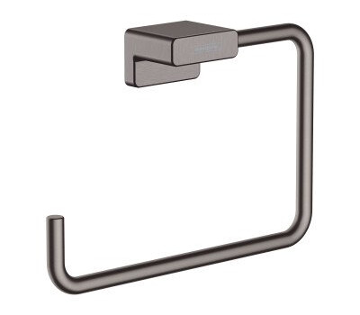 Hansgrohe AddStoris håndklering, børstet sort krom Hansgrohe AddStoris håndklering, børstet sort krom
