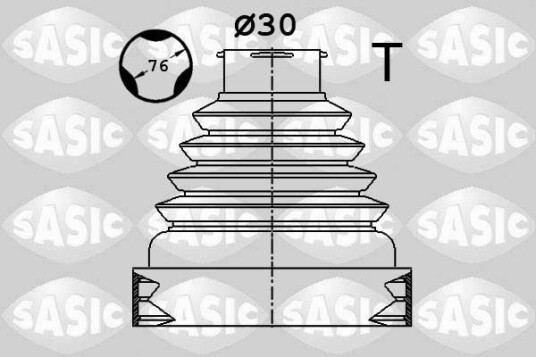 Sasic Mansjettsett drivaksel SASIC 1900038