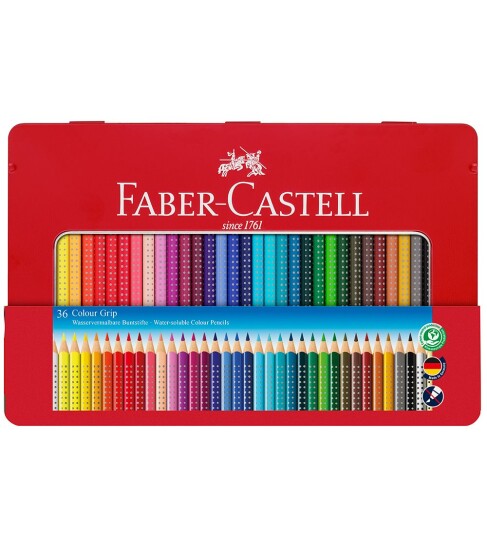 Faber Castell GRIP  coloured pencil pack of 36