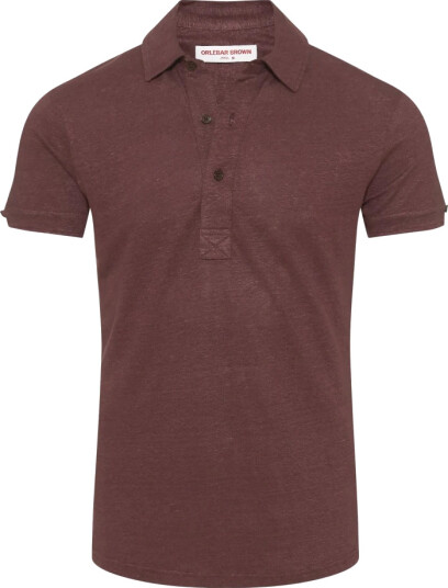 Orlebar Brown Herre Topper Rød 2XL,