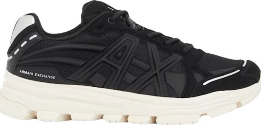 Armani Exchange, Herre, Sko, Svart, 42 EU,