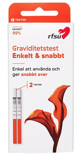 RFSU Pregnancy Test,  RFSU Selvtest