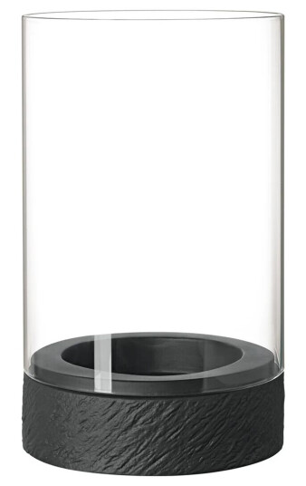 Villeroy & Boch Manufacture Rock Home Hurricane lyslykt L Svart