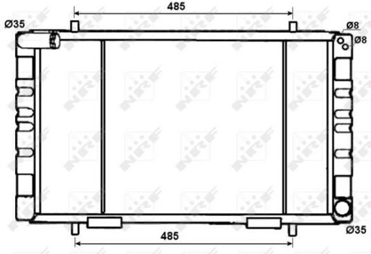 Radiator NRF 53070