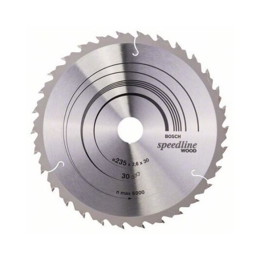 Bosch 2608640807 Speedline Wood Sagklinge 30T
