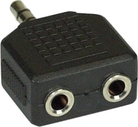 Inline 99301 3.5Mm Jack Female 2X 3.5Mm Sort