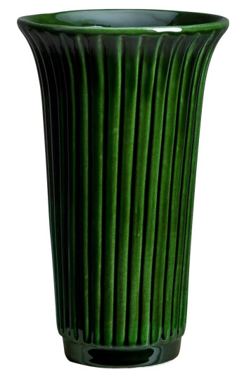 Bergs Potter Daisy vase glassert Ø12 cm Grønn