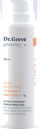 Dr. Greve Pharma Vitamin C Nattkrem 50 ml - Antirynke, Parabenfri