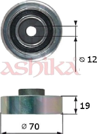 Løpehjul, vifterem ASHIKA 129-08-815